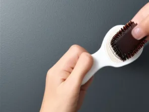 Jak czyścić szczotkę do włosów pianką do golenia