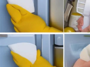 Jak czyścić żółte plamy z lodówki